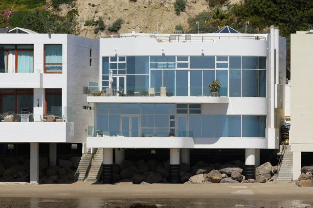   Halle Berry-hus i Malibu Beach, Los Angeles, CA, USA